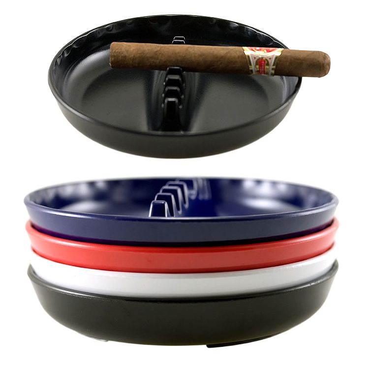 Stackable Outdoor Patio and Party Ashtrays at Big Ashtray