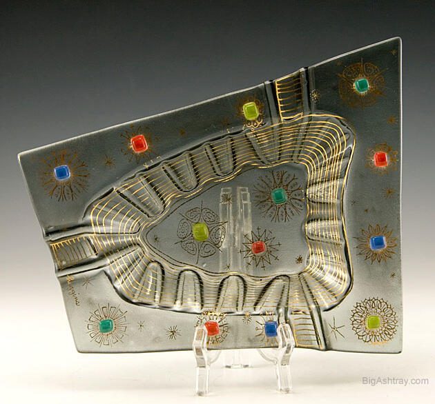 1960s Higgins Barbaric Atomic Beatnik Era Ashtray