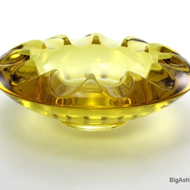 Mid-Century Adolph Matura High Design Art Glass Ashtray