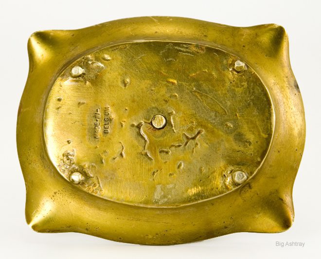 Antique Neoclassic Baroque Match Holder Ashtray from Belgium - Image 4