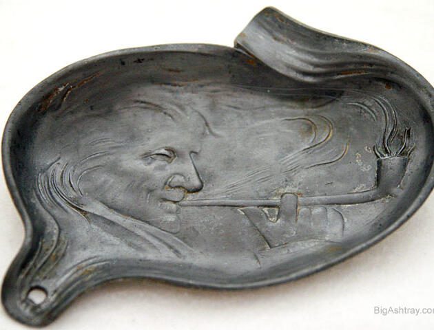 Antique Pipe or Cigar Ashtray Civil War Era Bradley & Hubbard