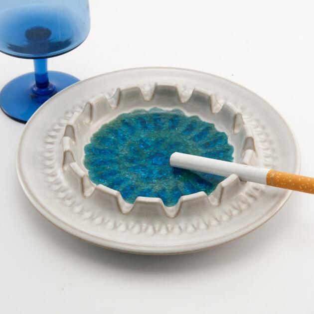 Robert Maxwell for Blenko Smoking Ashtray
