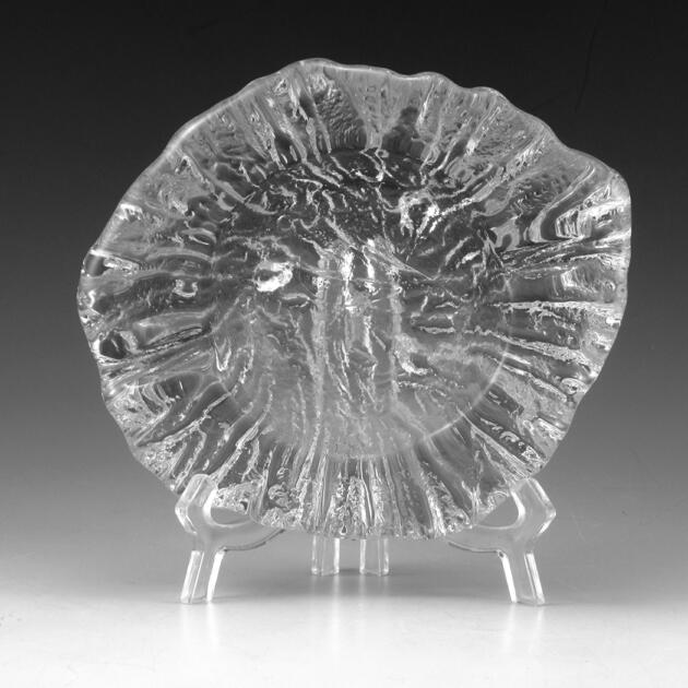 Blenko Art Glass Organic Form Ashtray Mid-20th Century