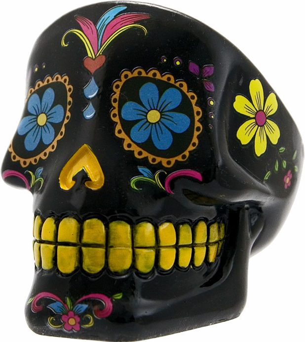 Day of the Dead Head Skull Ashtrays - Image 12