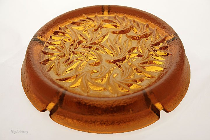Sculptura II Glass Ashtray by Smith Glass - Image 3