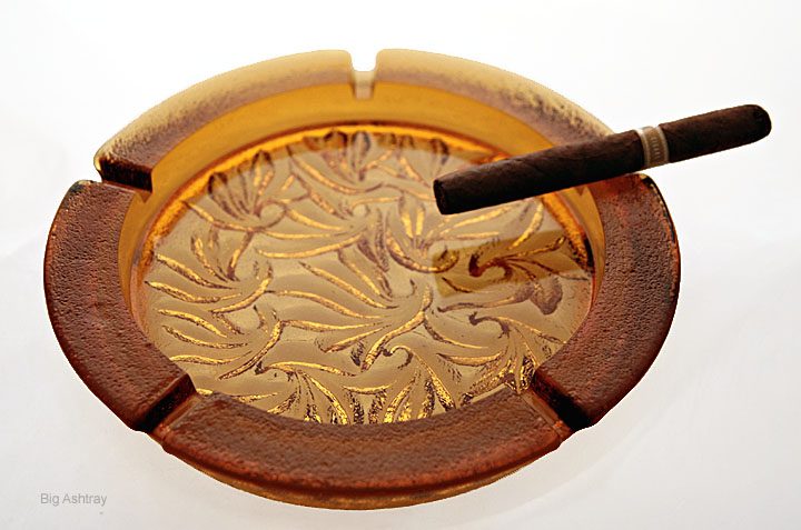 Sculptura II Glass Ashtray by Smith Glass - Image 2