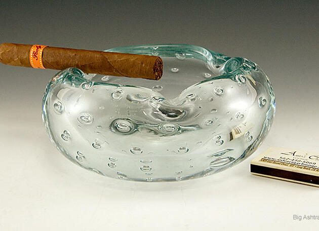 Blenko Bubble Ashtray Bowl from the 1960s