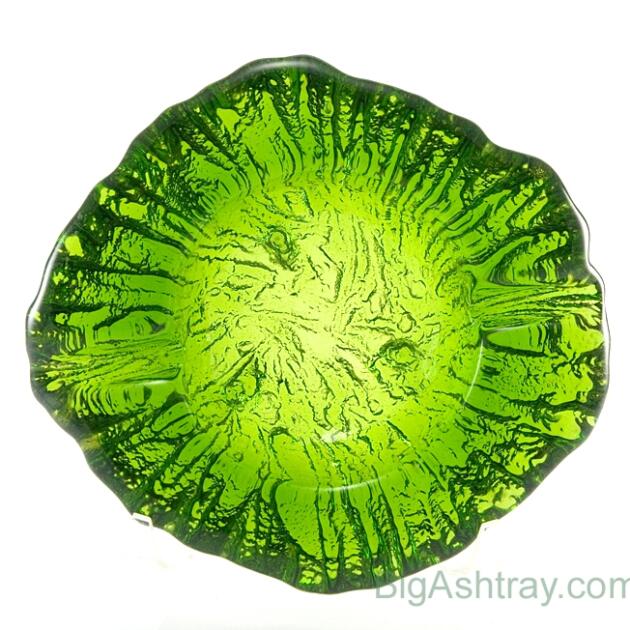 Mid-Century Modern Glass Ashtray by Blenko 1969