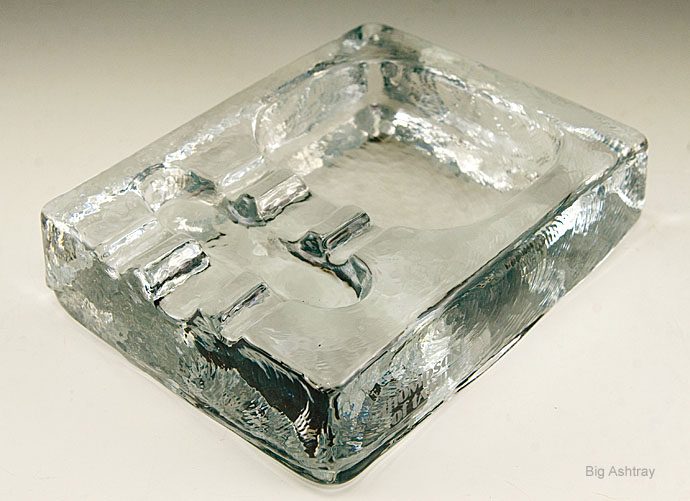 Blenko for Thompson of Tampa Vintage Cigar Ashtray - Image 3