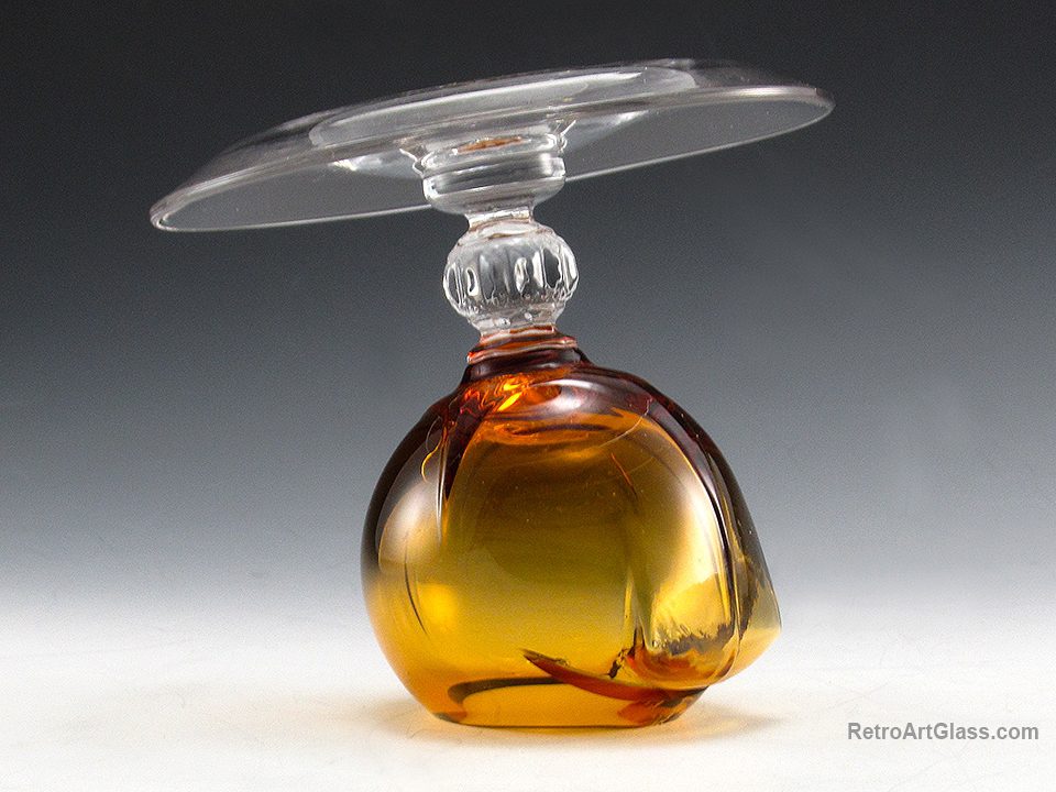 1920's Cambridge Table Glass Ashtray and Smoke Holder - Image 5