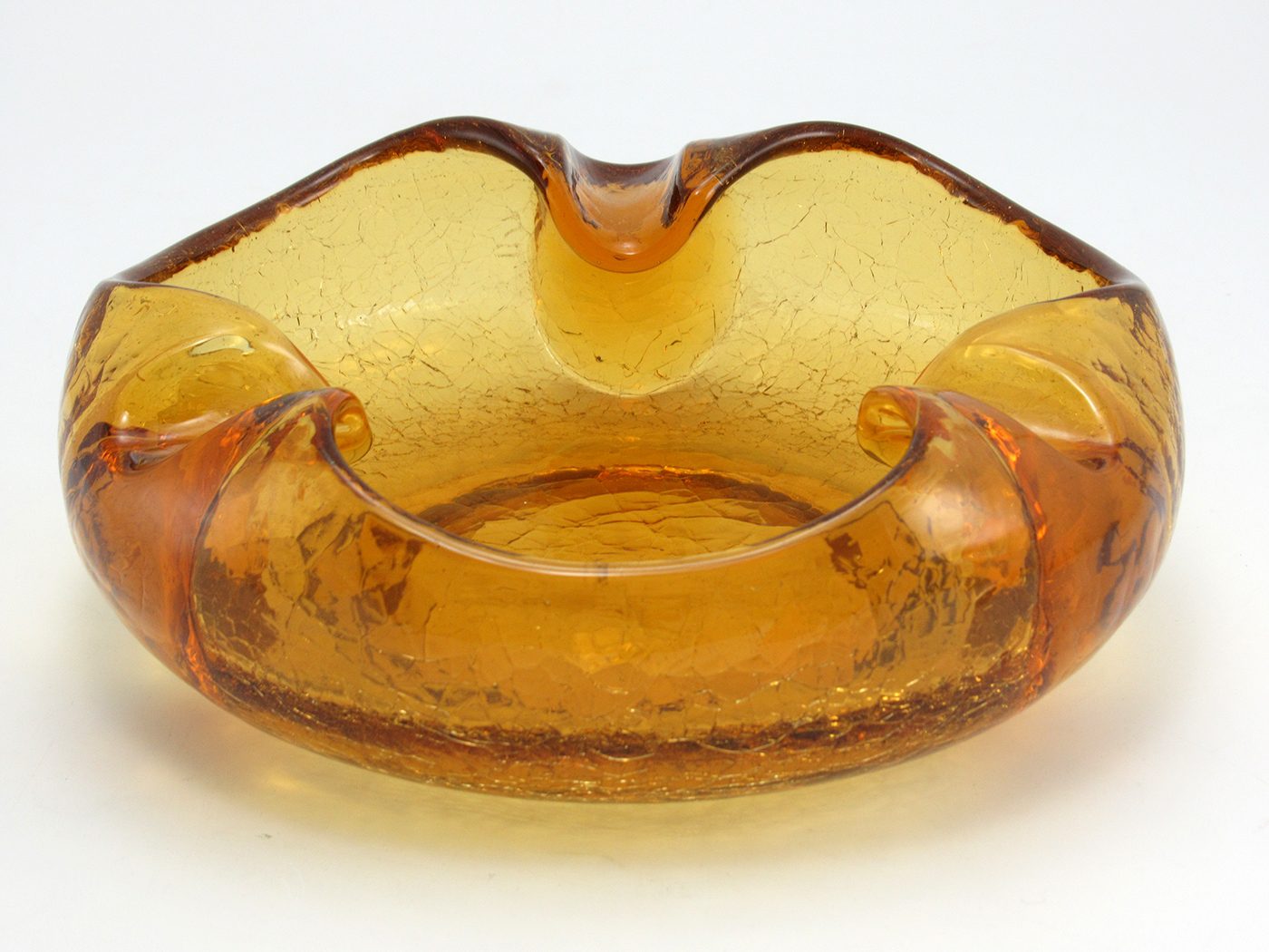 Vintage Cigar Bowl by Viking Art Glass Mid-Century USA - Image 6