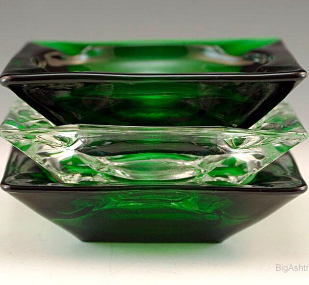 Classic Retro Glass Ashtrays by Anchor Hocking