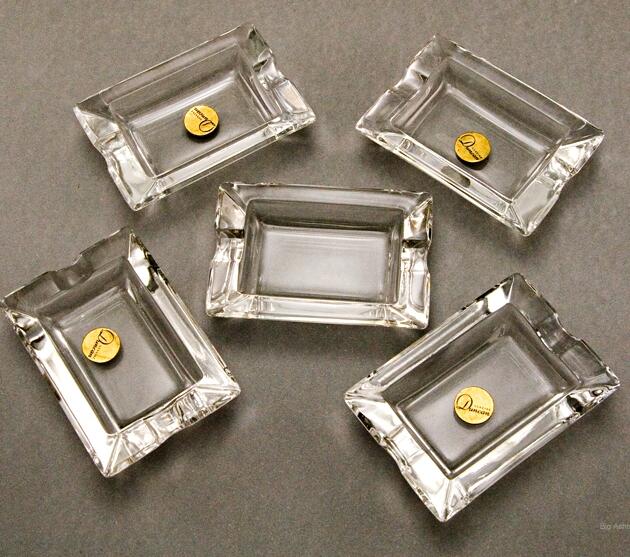 Crystal Ashtray Set of Five by Duncan