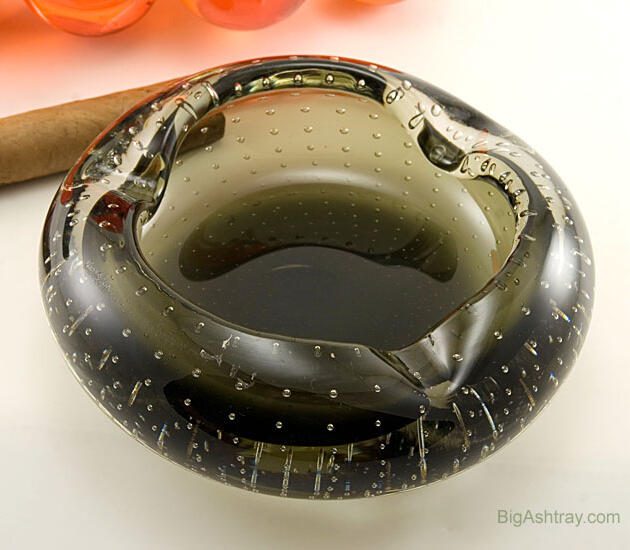 Swedish Modern Ashtray by Erickson Art Glass, USA
