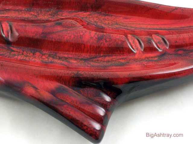 Giant Vintage Art Pottery Fish Ashtray - Image 4