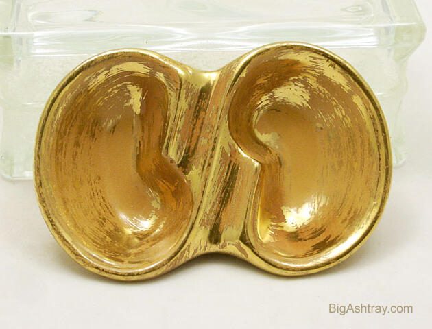 Granada Gold Stangl Ashtray Dated 1954
