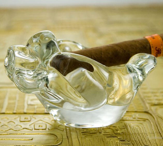 Great Ape Primate Cigar Rest Vintage Quality Crystal