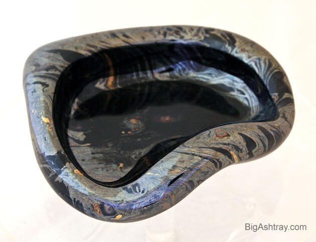 Haeger Potteries Metallic Iridescent Free-Form Ashtray Bowl