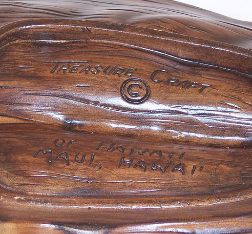 Hawaiian Leaf Organic Ashtray by Treasure Craft - Image 3