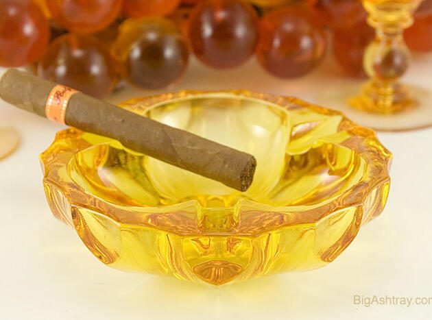 Heisey Sahara Crystal Ashtray Bowl
