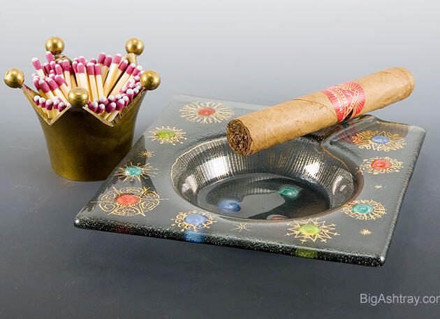 Higgins Barbaric Jewels Single Rest Ashtray