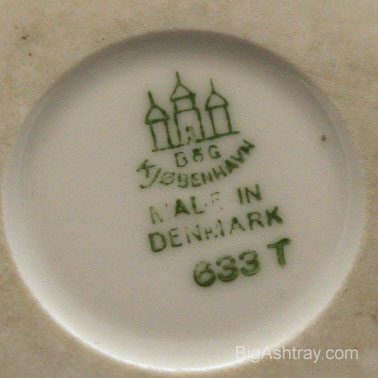 Hotel D'Angleterre Copenhagen Porcelain Ashtray Striker RARE - Image 3