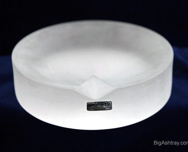 Kosta Boda Glass Ice Castle Cigar Ashtray