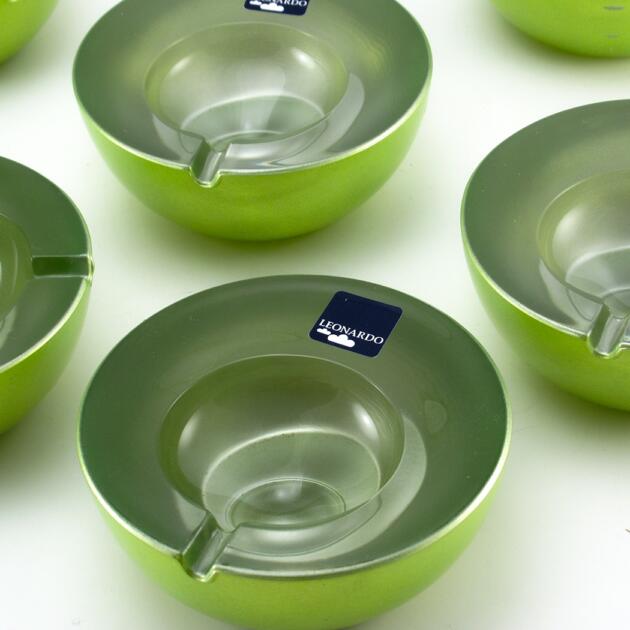 Party Ashtray Set of 6 Quality Glass German Made