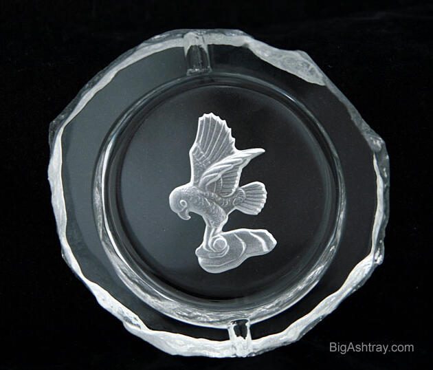Mats Jonasson Nordic Glass Wildlife Ashtray