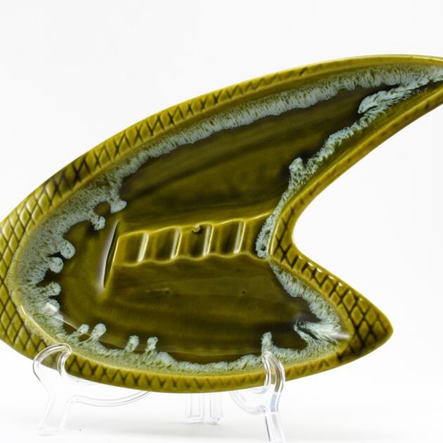 Mid-Century Modern Boomerang Ashtray Made in the U.S.A.