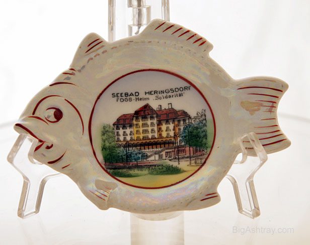 Mid-Century German Bathing Resort Fish Ashtray - Image 3