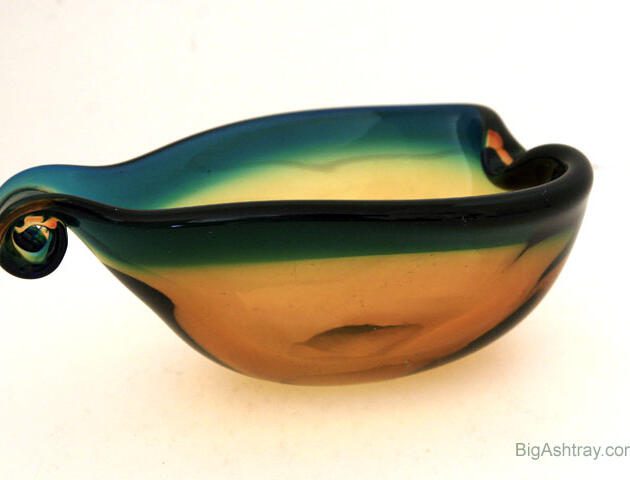 Murano Art Glass 1950s Cigar Bowl