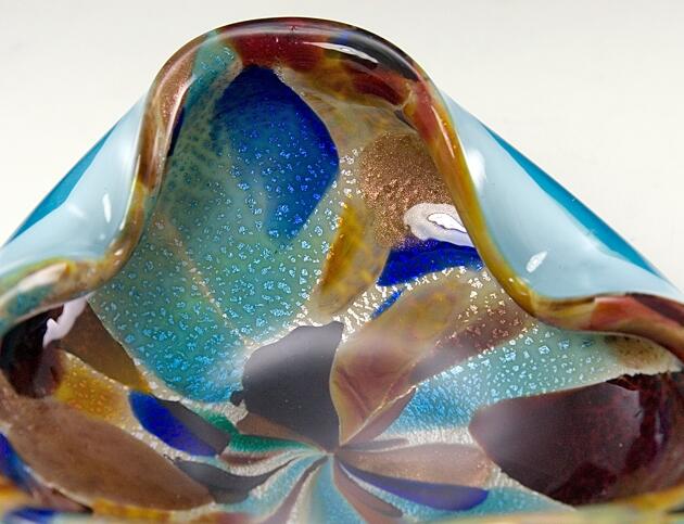 Mid-20th Century Murano Art Glass Cigar Bowl