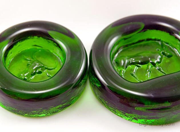 Pair of Bull Bowls Designed by Erik Hoglund for Boda