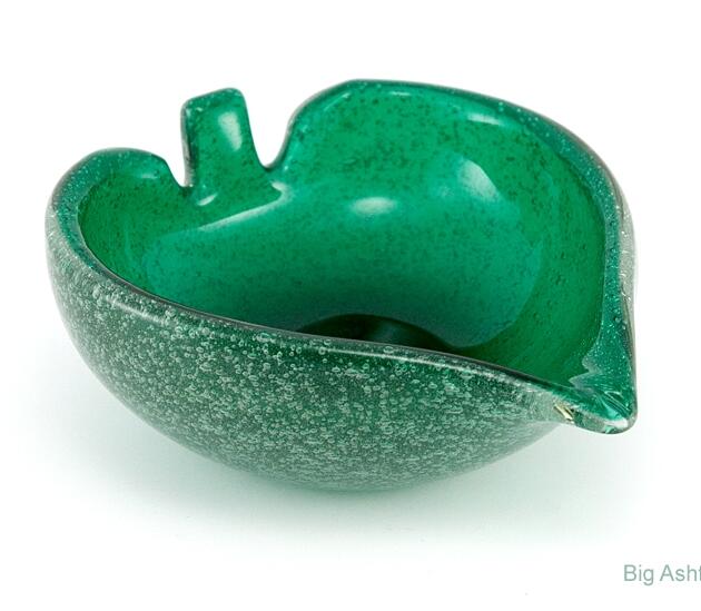 Vintage Murano Art Glass Pulegoso Ash Bowl