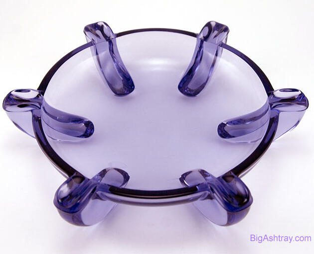 Rare Mid-Century Art Glass Pilot Cigar Ashtray