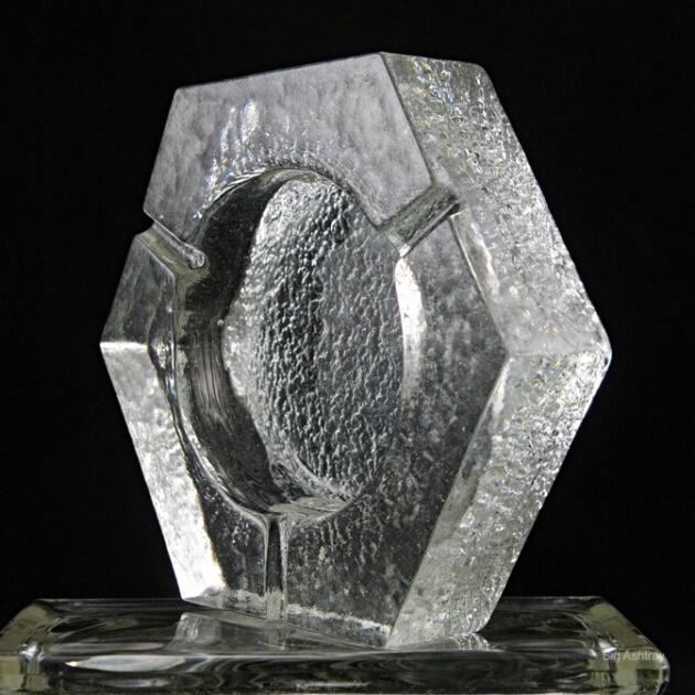 Nordic Ice Chunk Deep and Heavy Mid-Century Ashtray
