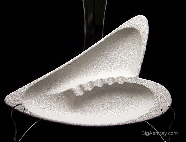 Retro Mod White Boomerang by Haeger