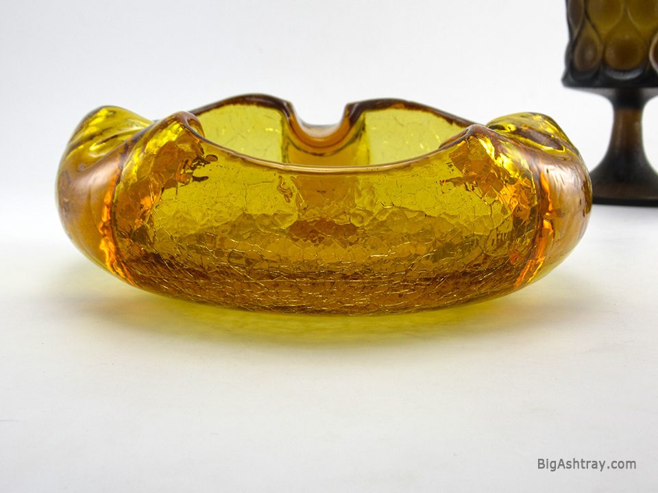 Vintage Cigar Bowl by Viking Art Glass Mid-Century USA - Image 4
