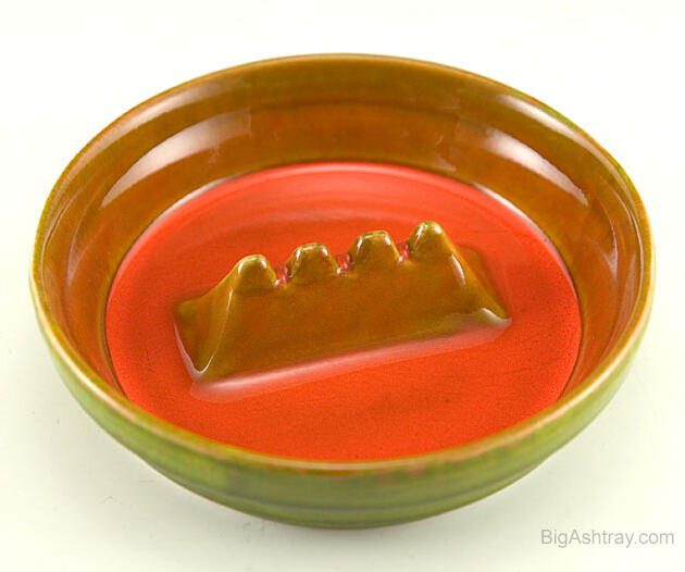 Retro Modern Deep Dish Ashtray by Lou Hoenig of California