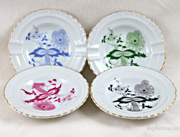Retro Modern Guest Ashtray Set