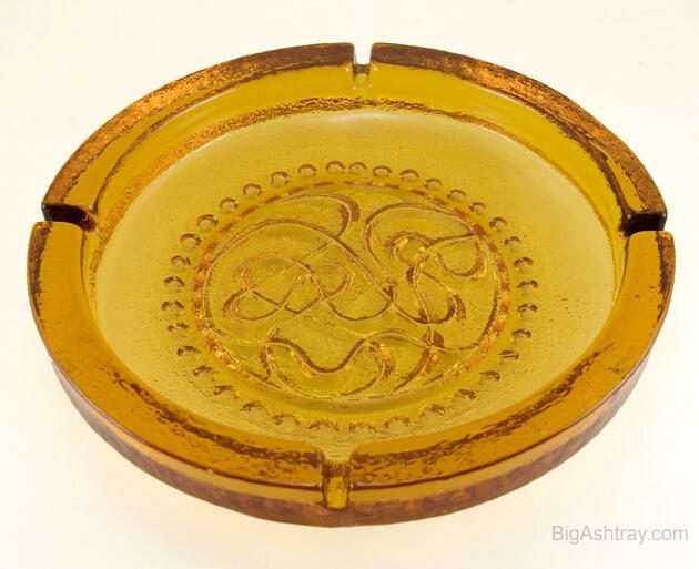 Retro Party Ashtray by Blenko Art Glass