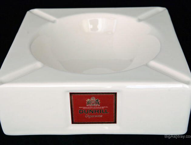 Scarce White Dunhill Ashtray by Seton England