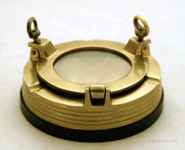Ship Port Hole Watertight Brass Ashtray
