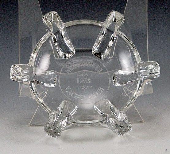 Magnolia Yacht Club 1953 Crystal Ashtray - Image 5