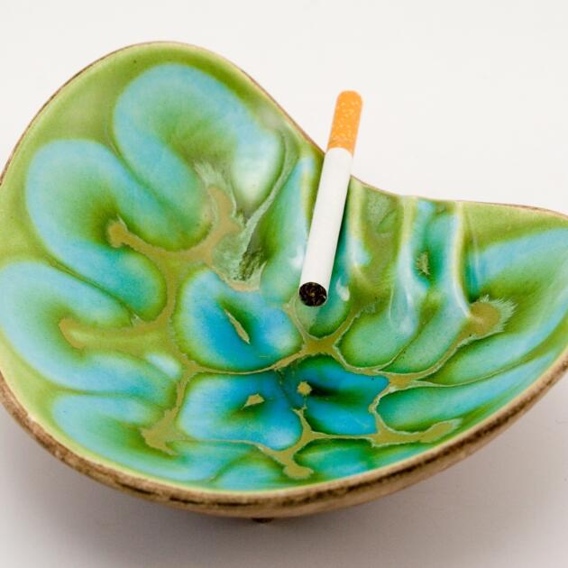 Vintage Tiki Decor Party Ashtray Made in USA