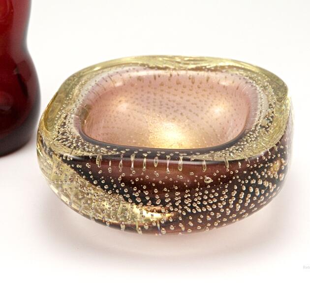 Vintage Venetian Art Glass Multi-Use Bowl