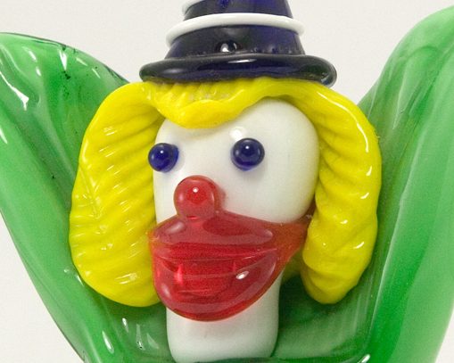 Vintage Murano Glass Clown Ashtray - Image 5