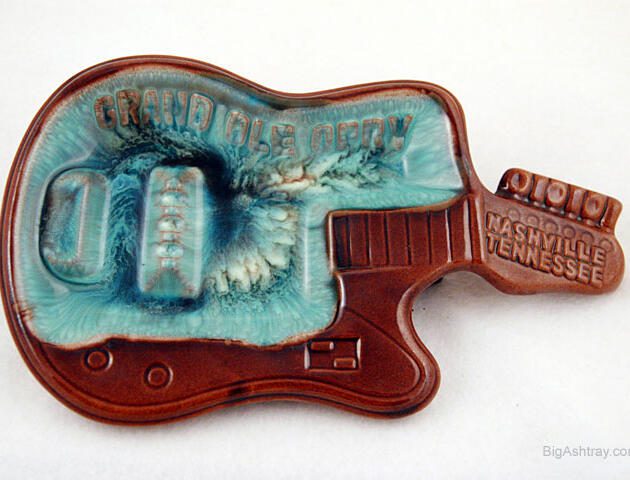 Vintage Electric Guitar Ashtray Incense Burner