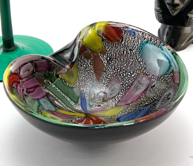Mid-20th Century Venetian Art Glass Ashtray